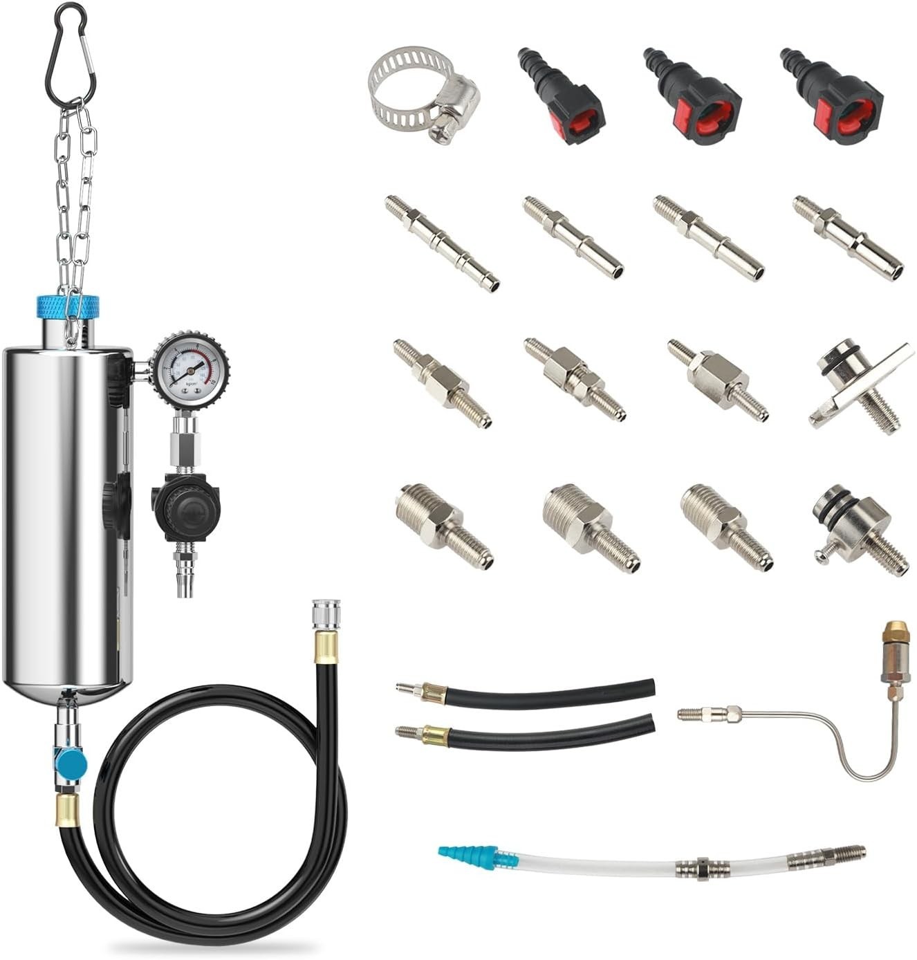 Fuel Injector Cleaner Tool Kit 1000ML 150PSI Disassembly-Free Fuel Injection Sys