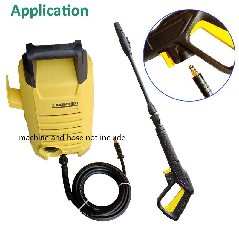 QTKINTI Pressure Washer Trigger Gun Jet Lance Nozzle Fit Karcher K2 to K7 Hose