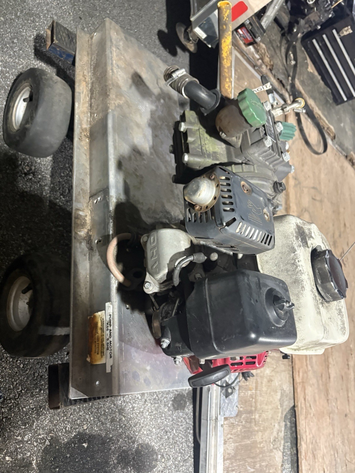 Honda GX160 Engine UDOR KAPPA 55 Diaphragm Pump Skid Sprayer Pressure Washer
