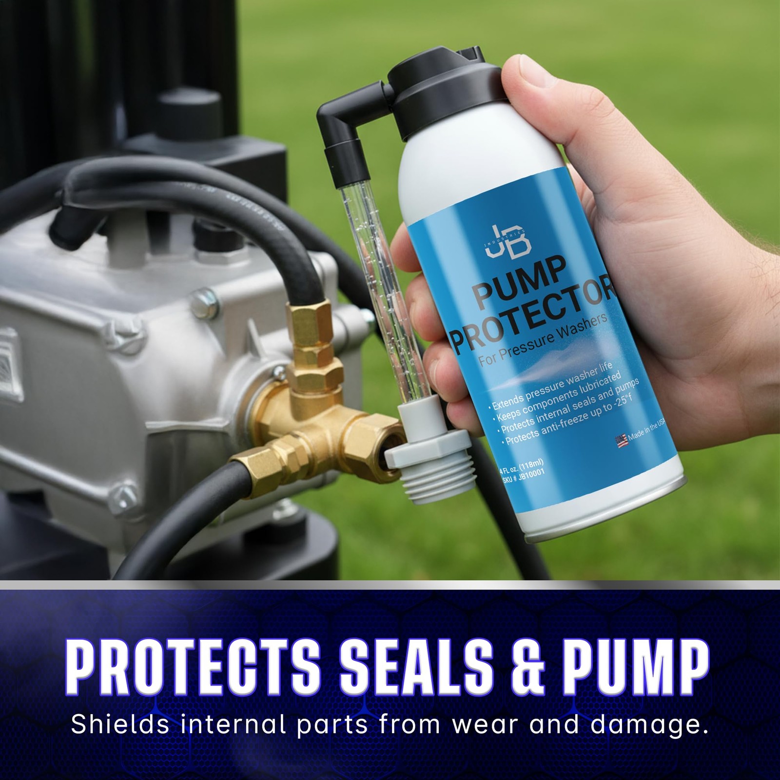 Pressure Washer Pump Saver Antifreeze And Lubricant 4 Oz Prevents Freezing