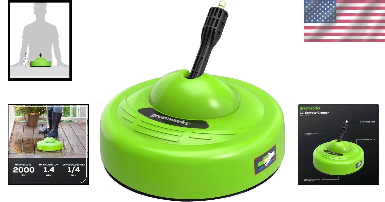 11″ Universal Surface Cleaner Attachment