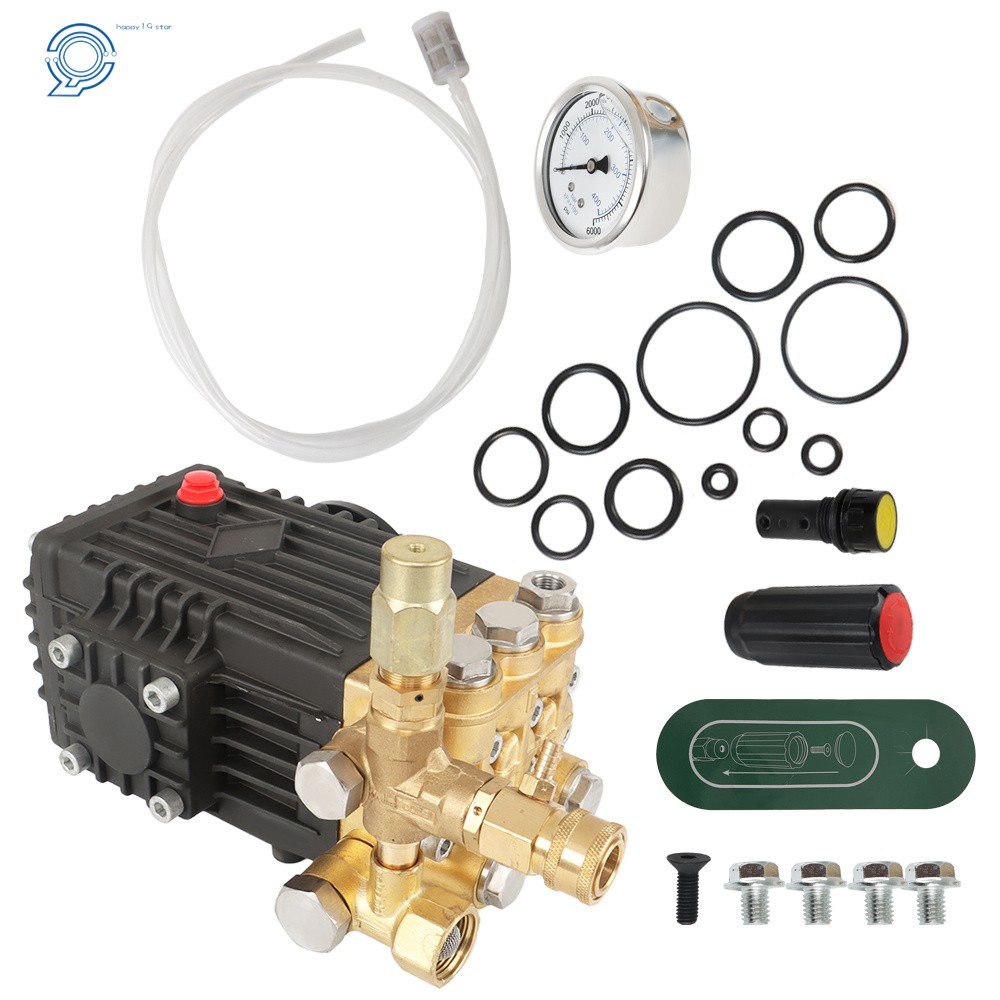 New 24mm Solid Shaft Pressure Power Washer Pump 3600 PSI 4.9GPM Belt Drive