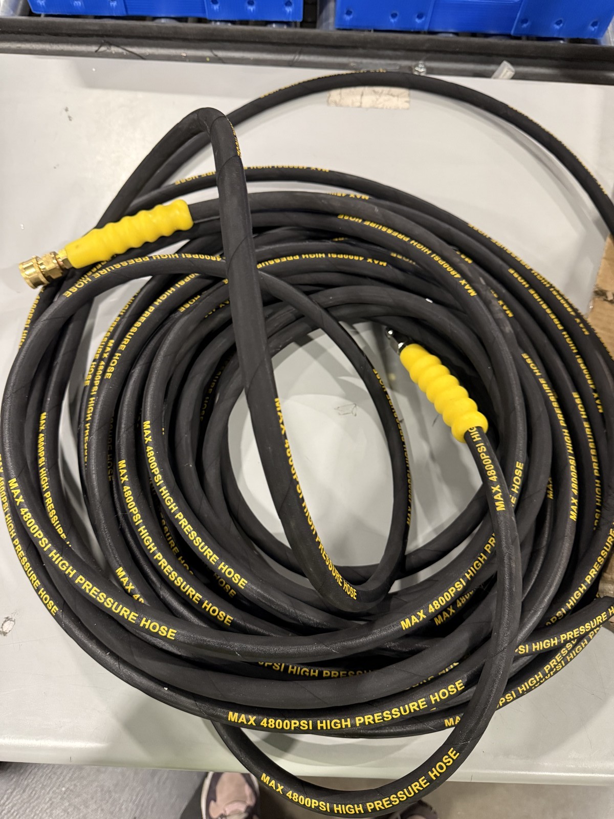 TIANTINGHEN MAX 4800 PSI PRESSURE WASHER HOSE – BLACK YELLOW