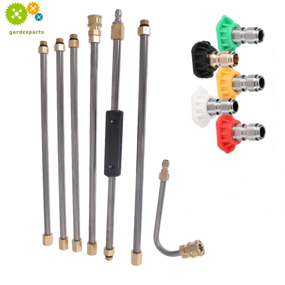 Pressure Washer Extension Wand Upgrade Power Washer Lance with Spray Nozzle Tips