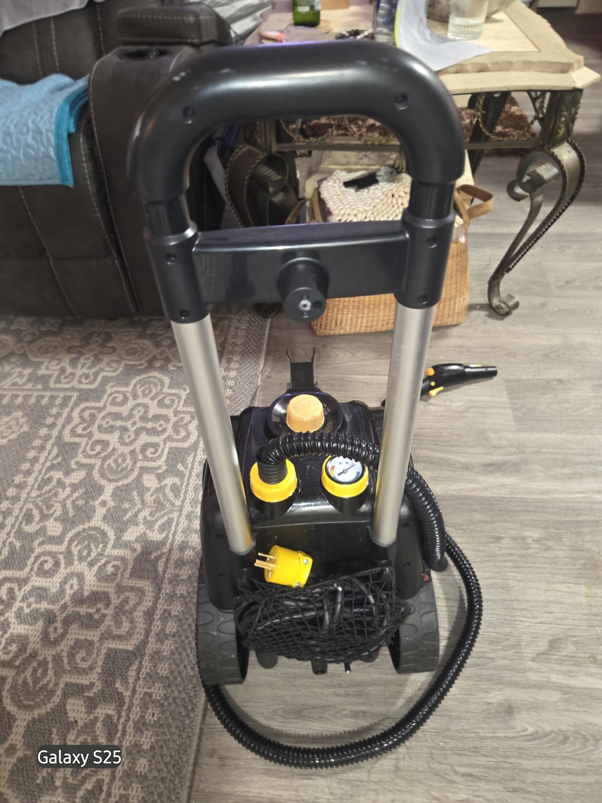 McCulloch Corded Electric Pressure Washer Black/Yellow Integrated Hose Reel
