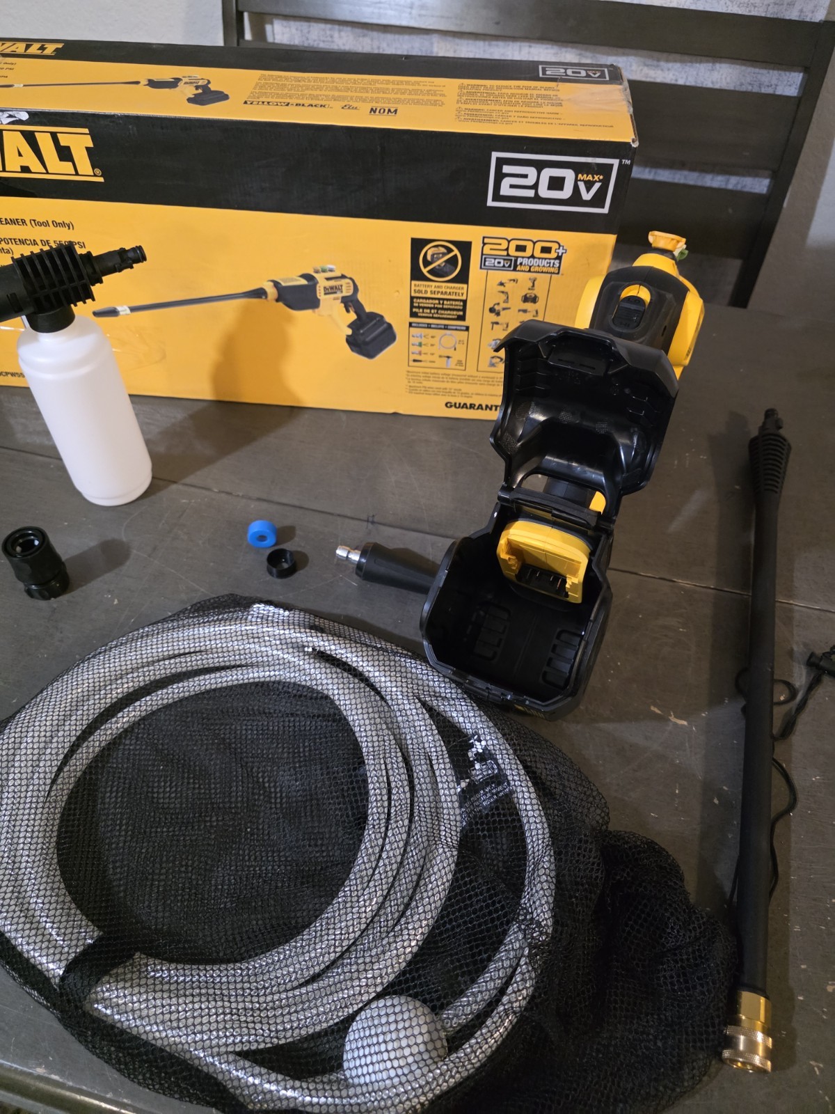 DEWALT 20V MAX 550 PSI Cold Water Power Cleaner (TOOL ONLY) DCPW550B