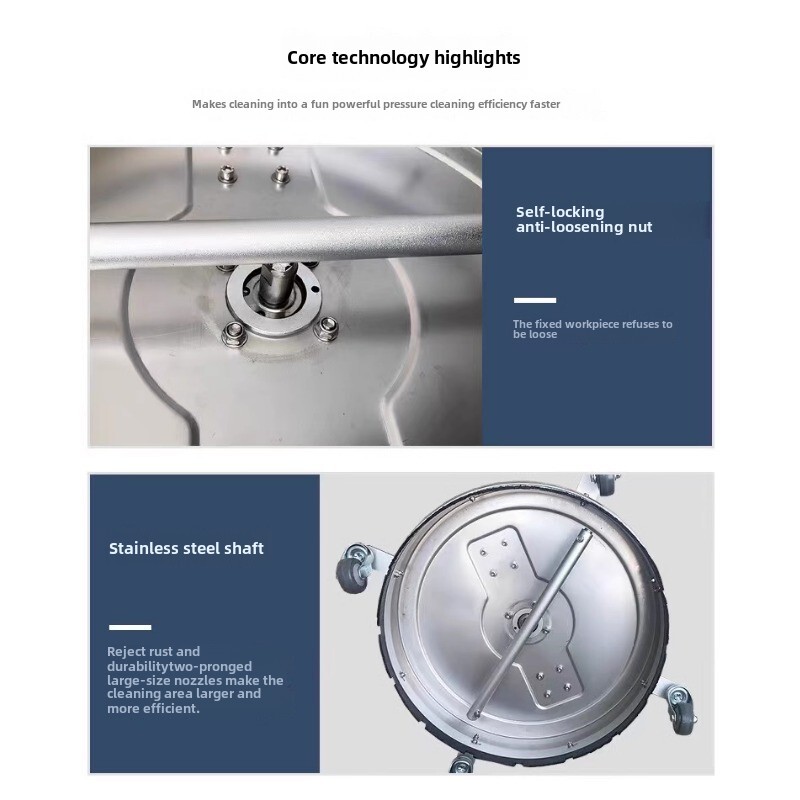 Stainless steel washing washer property garden cleaning 16.5 inch floor washer