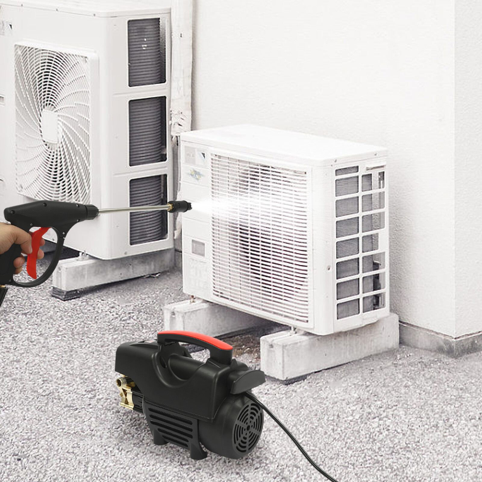 Portable Electric High Pressure Washer 1400w Brushless Aluminum Motor 2800rpm
