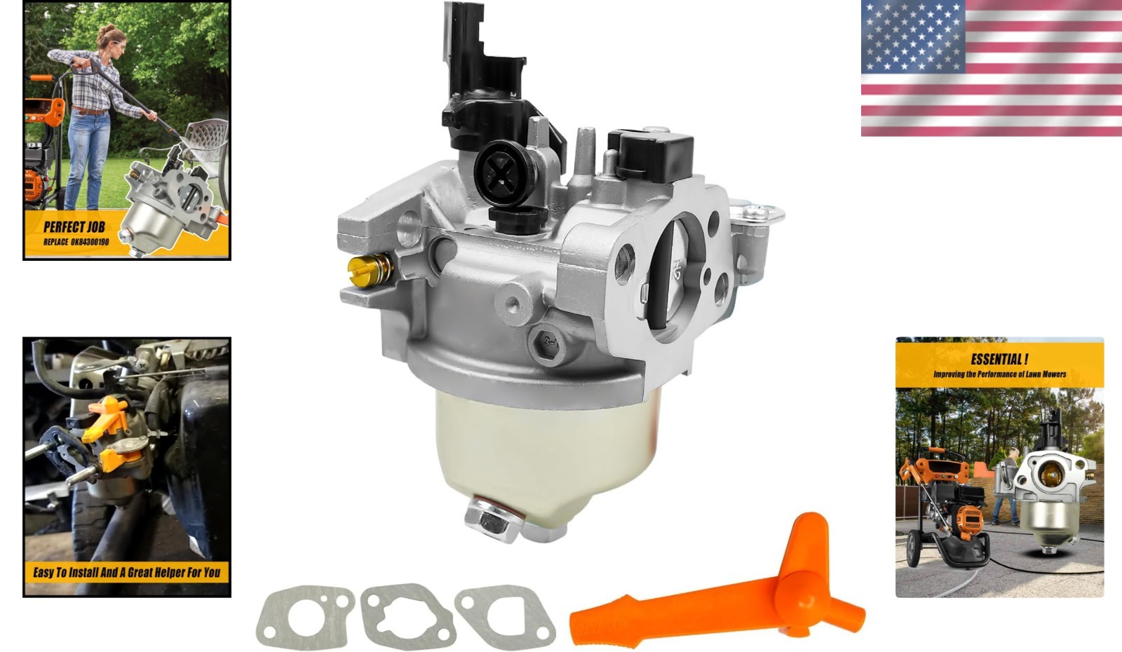 Reliable Replacement Carburetor for 0J88870123 Pressure Washers – Easy Install