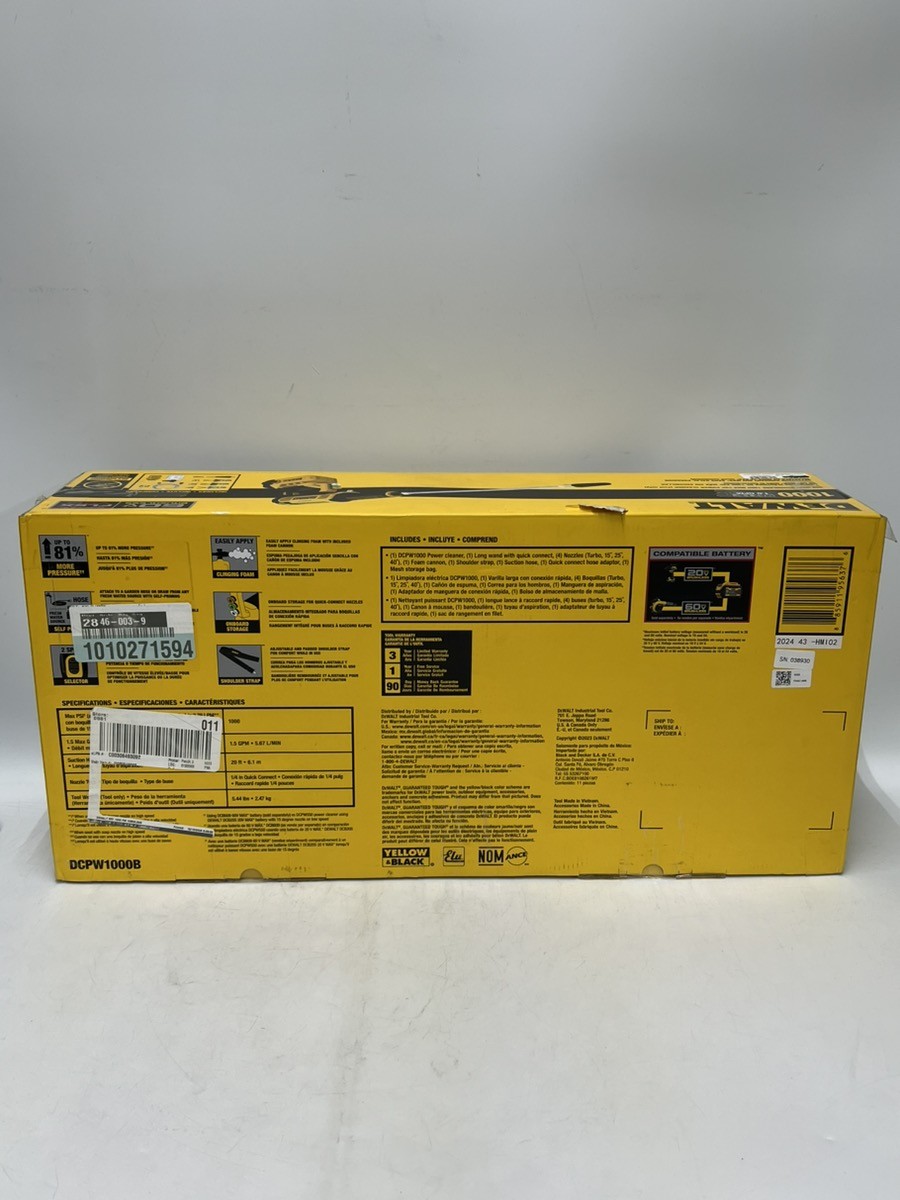 DEWALT DCPW1000B (UD2123194)