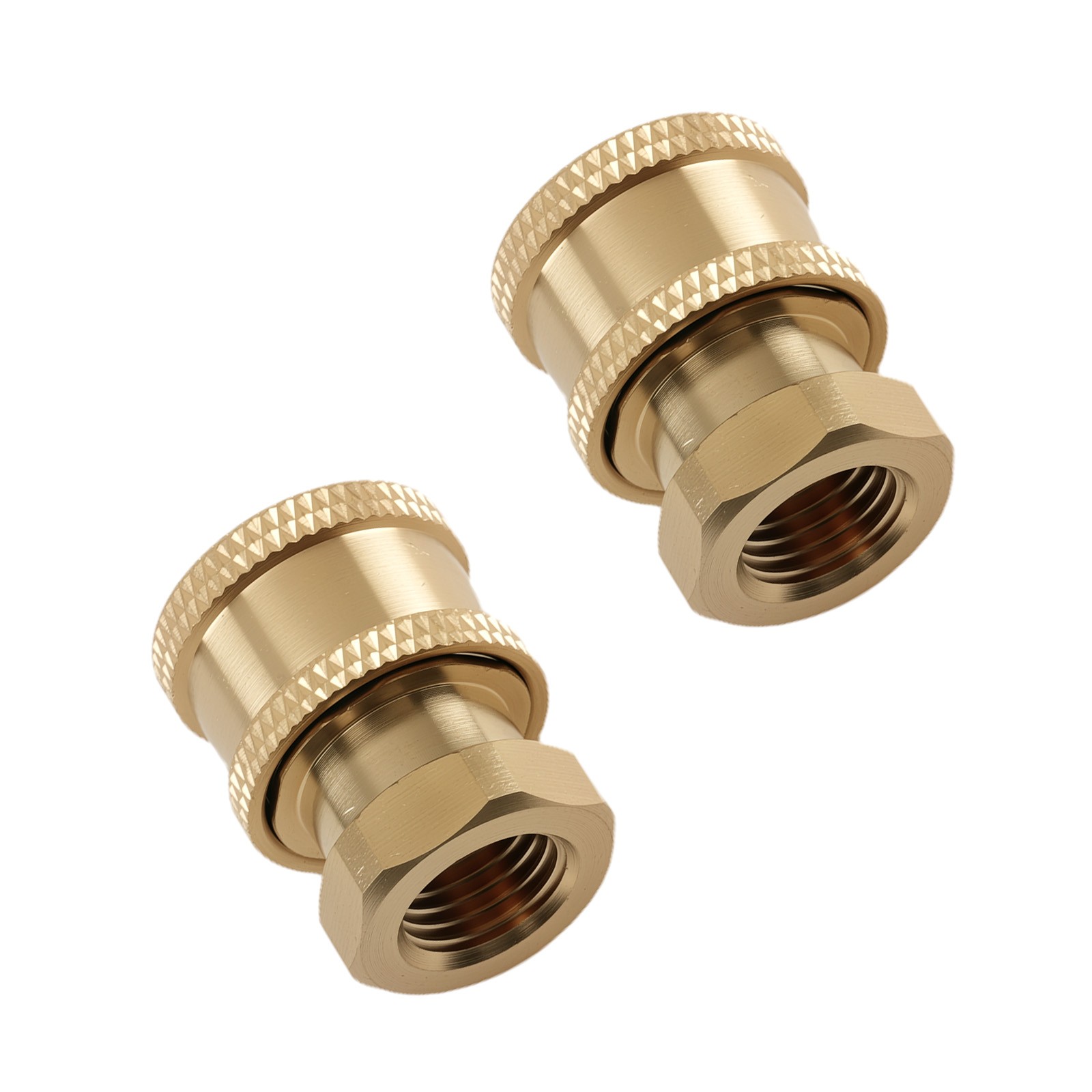 2PCS 1/4″ Pressure Washer Adapter Brass QC to Female NPT 5000 PSI Fitting