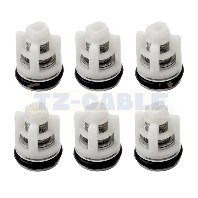 6x Check Valve Repair Kit For Washer Pump Universal OD: 12.6mm Length: 16.5mm