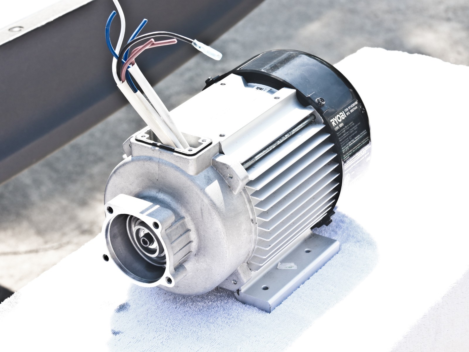 RY142300NVM Electric Motor OEM for Ryobi Pressure washer Reduced