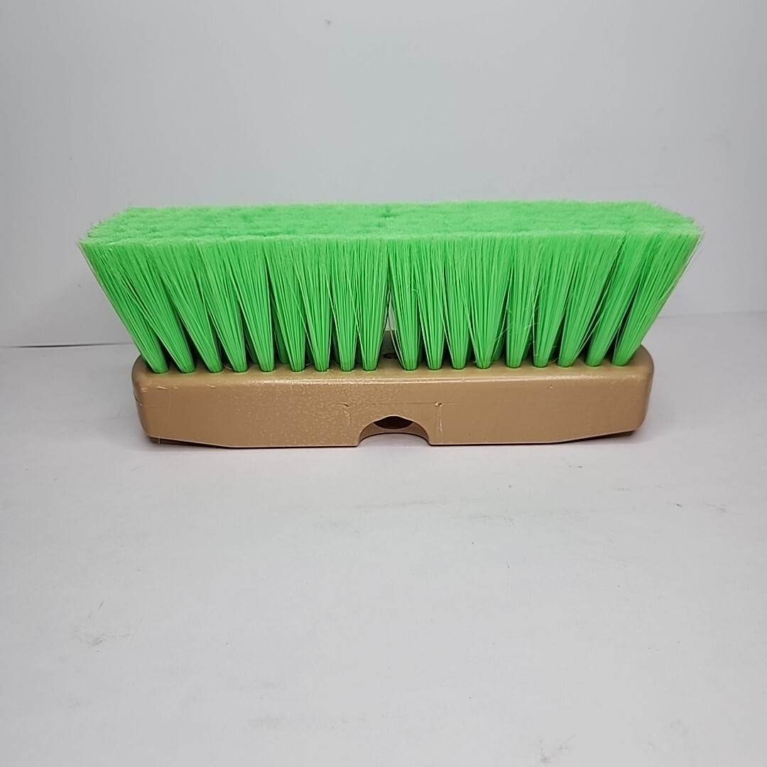Hub City Industry 10- inch Car Wash Brush, Soft Nylon 10″ Wash, Green