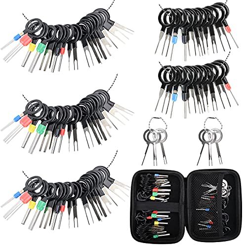 Terminal Extractor Removal Tool Kit, Wire Connector Pin Release tool & Bag,82 pc