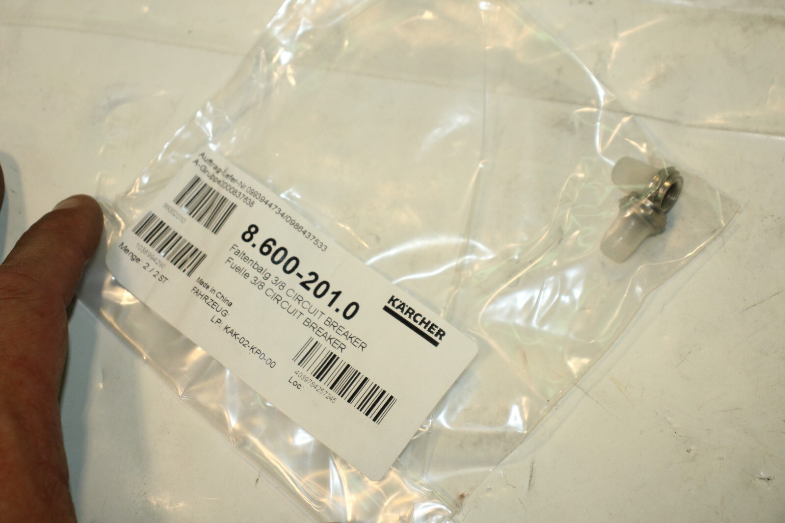 Karcher Pressure Washer Set of 2 Circuit Breaker 8.300-201.0