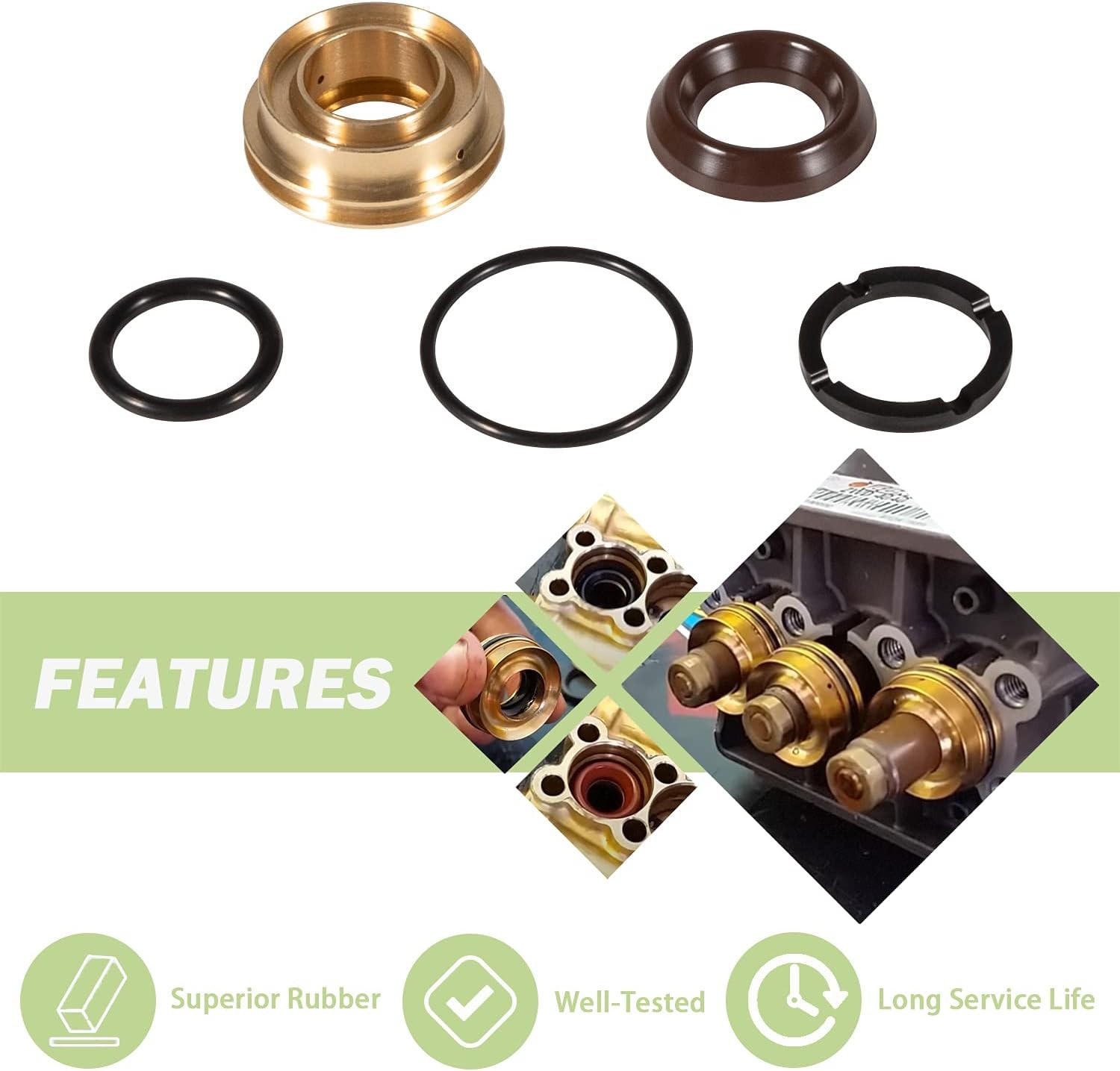 Replacement for Inter pump Seal Packing KIT 96, Fits General Pump T1508 T2021