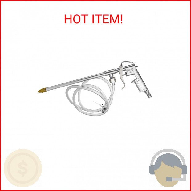QWORK Spray Gun, Aluminum Pneumatic Air Engine Cleaning Washer Gun Kit Tool, 1/4