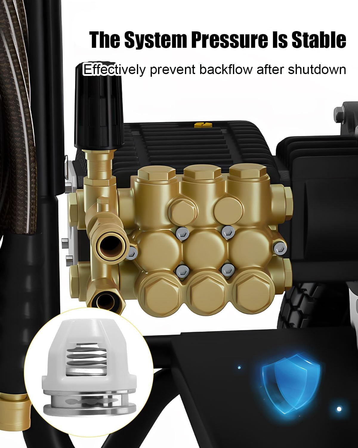 6 Sets AR2186 Pressure Washer Pump Check Valves Kit with O-Rings Fit for RCA RCV