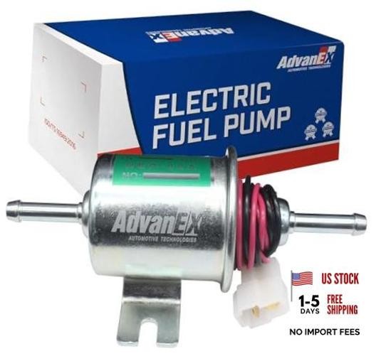Electric Fuel Pump 12V Universal Low Pressure 5-9 PSI Gas HEP-02A(5-9 PSI)