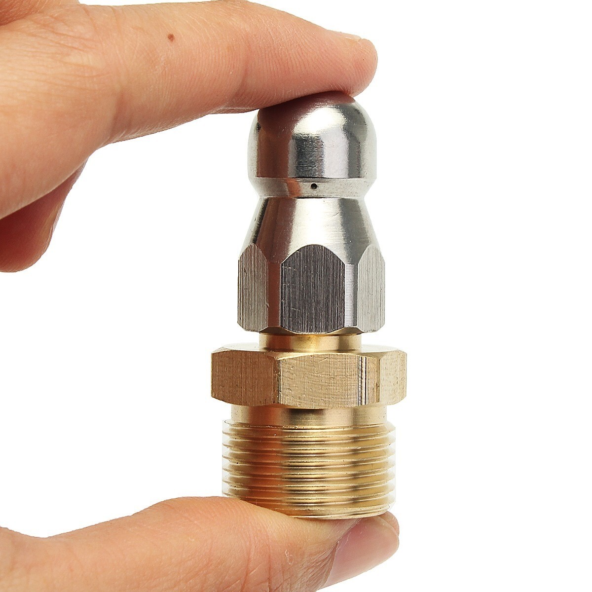 1Piece Accessories Tool Pipe Dredger Nozzle Unclog Nozzle 1 Front 3 Rear