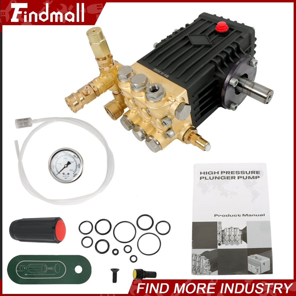 4.9GPM Belt Drive Pressure Power Washer Pump 24mm Solid Shaft 3600 PSI