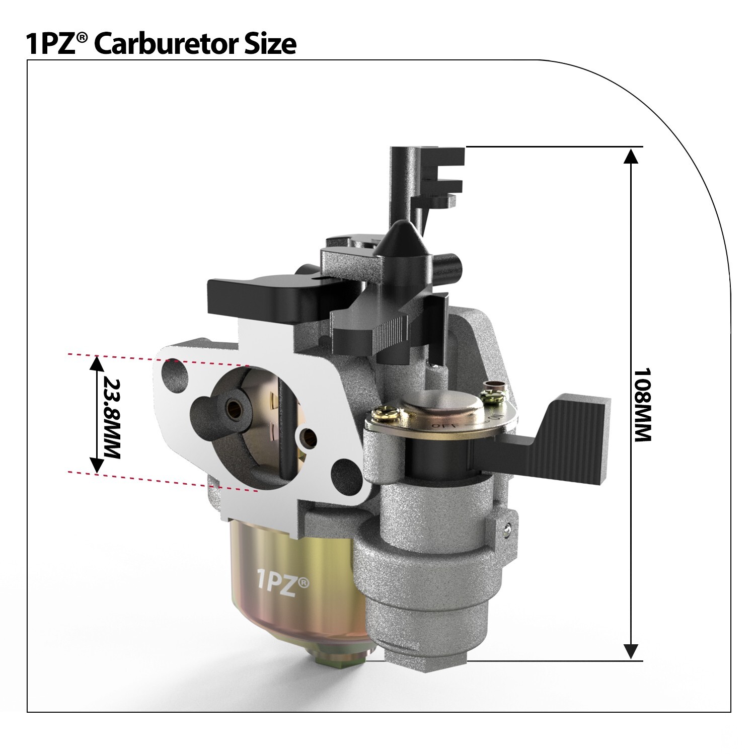 Carburetor Set For Westinghouse WPX4400 Pressure Washer 4400 PSI DH420 420cc OHV