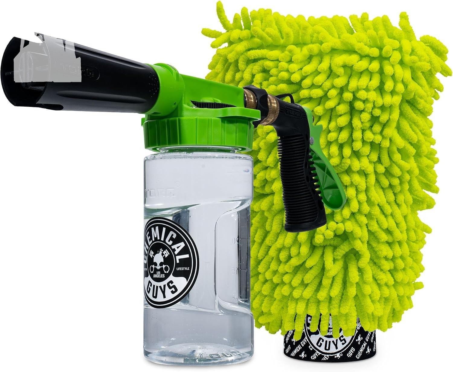 Foam Blaster 6 Foam Gun Garden Hose Wash Mitt Kit 2-Piece