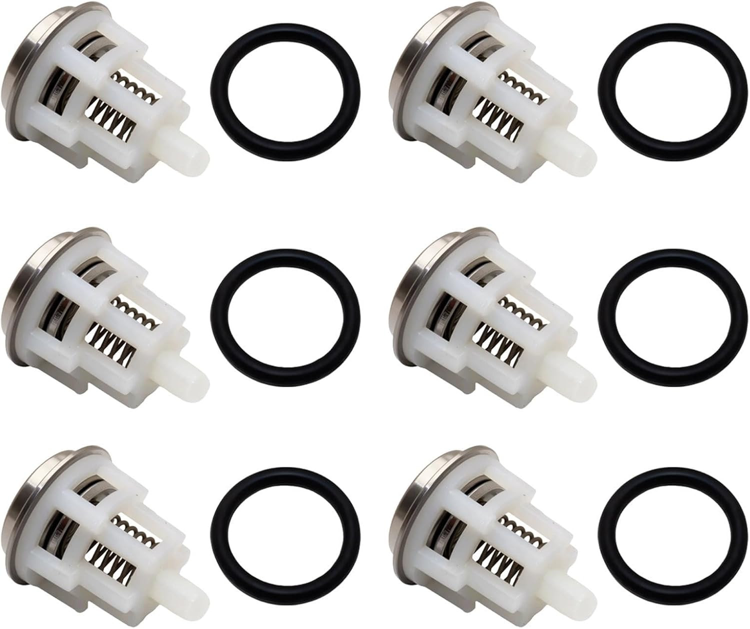 6 Pack Pressure Washer Pumps Check Valves Compatible with EZ,TC,TP,TX Washer Pum