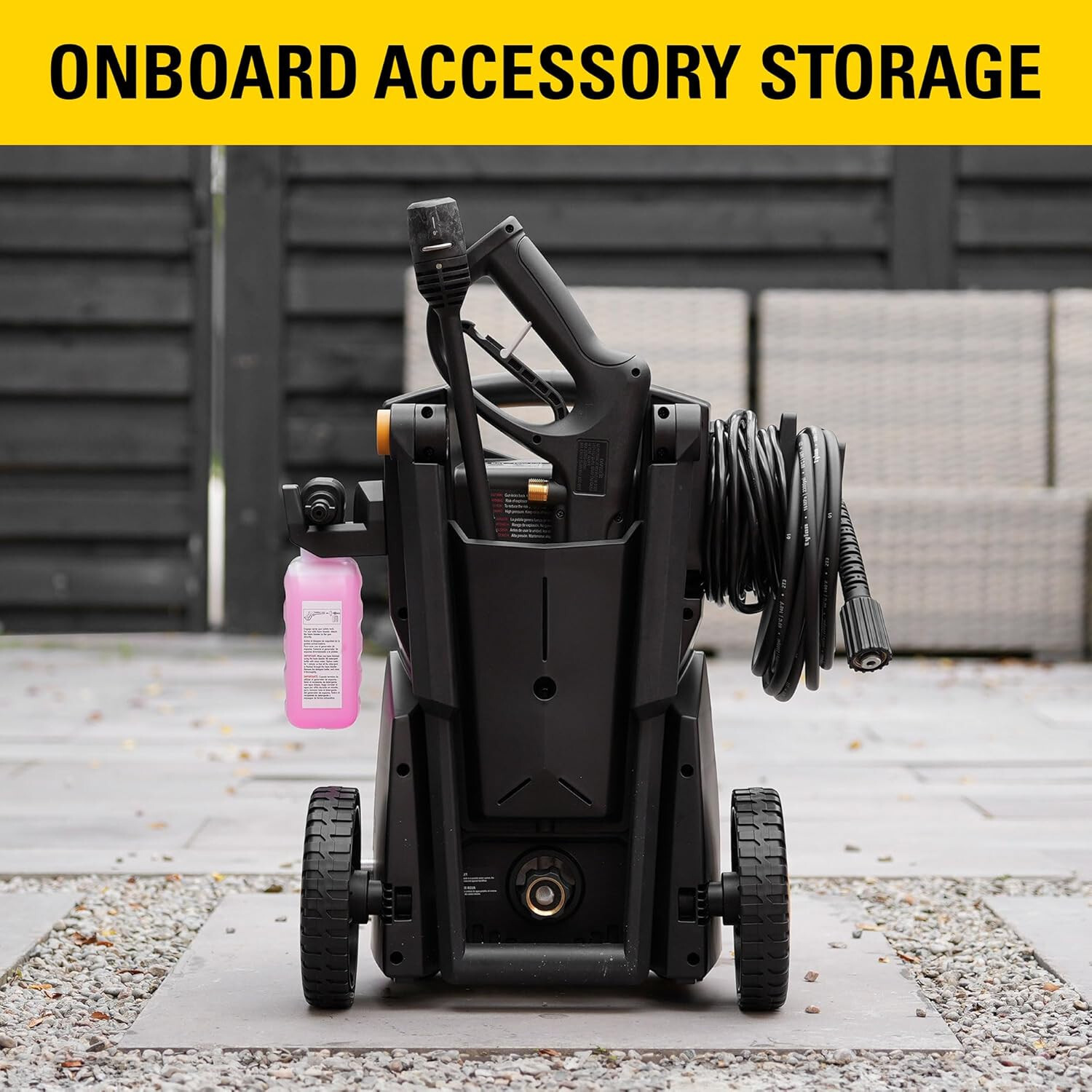 CAT Electric Pressure Washer 1850 PSI 1.4 GPM with 20′ high-Pressure Hose, Etc.