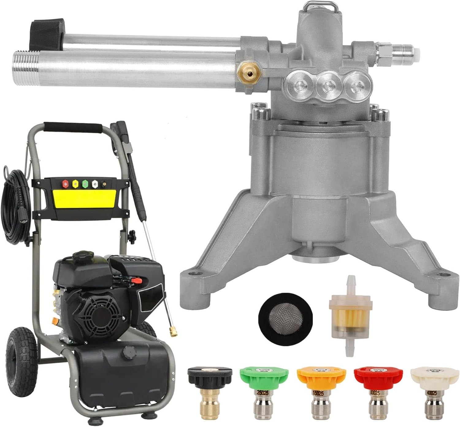 7/8″ Shaft 2600–3000 PSI 2.2–2.5 GPM Pressure Washer Pumps For AR SRMW22G26-EZ
