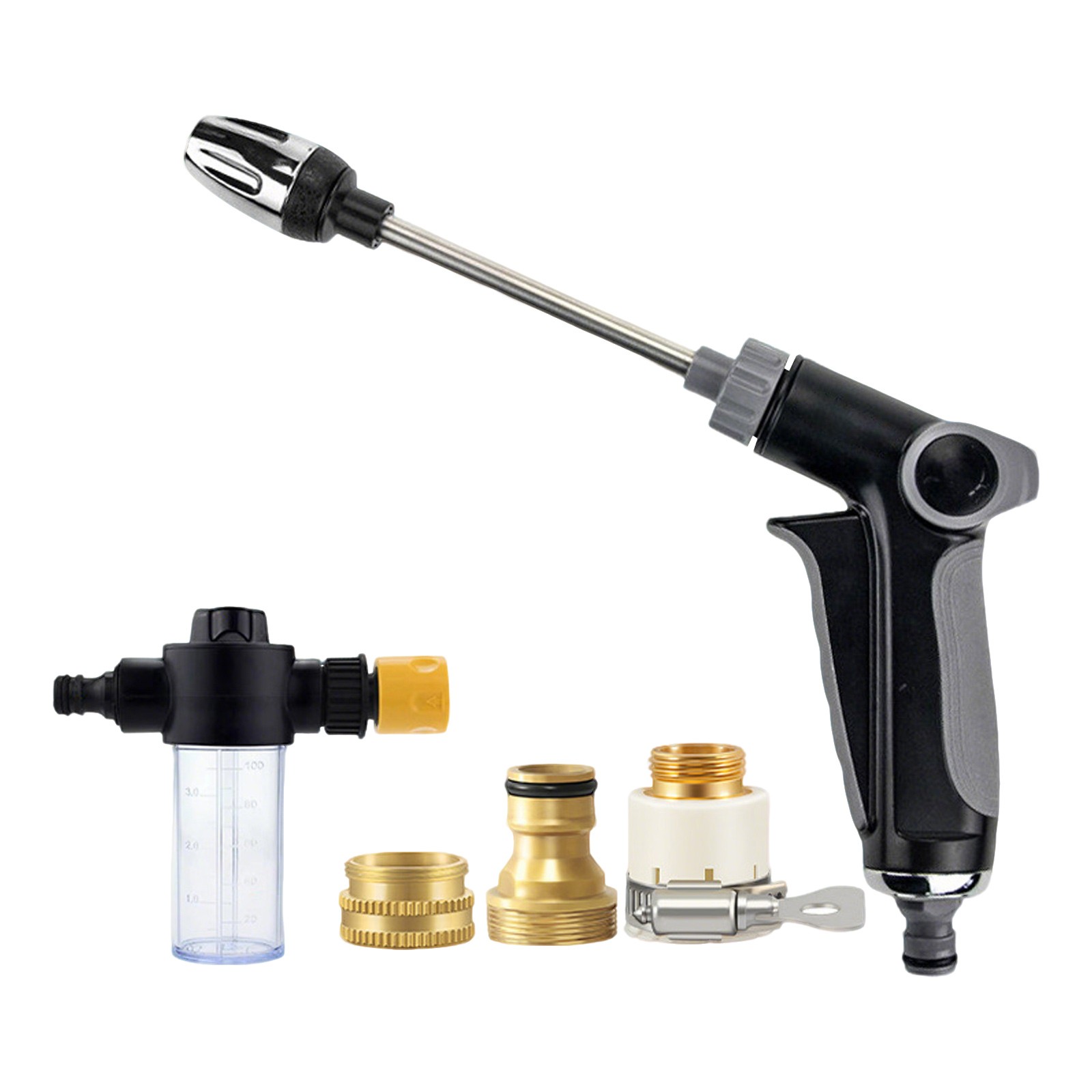 Switchable Water Pattern High-Pressure Cleaning Gun With 1/2-inch Threaded Joint