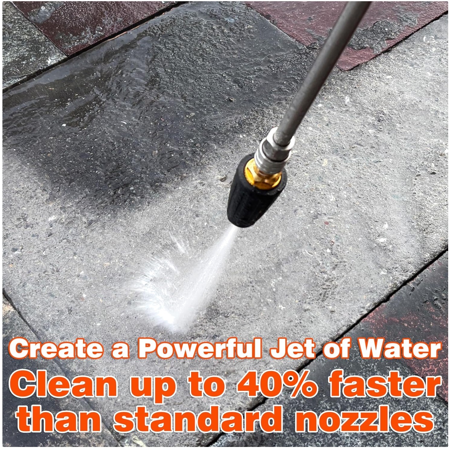 Turbo Nozzle Pressure Washer Tip – 3600 PSI, Stainless Steel