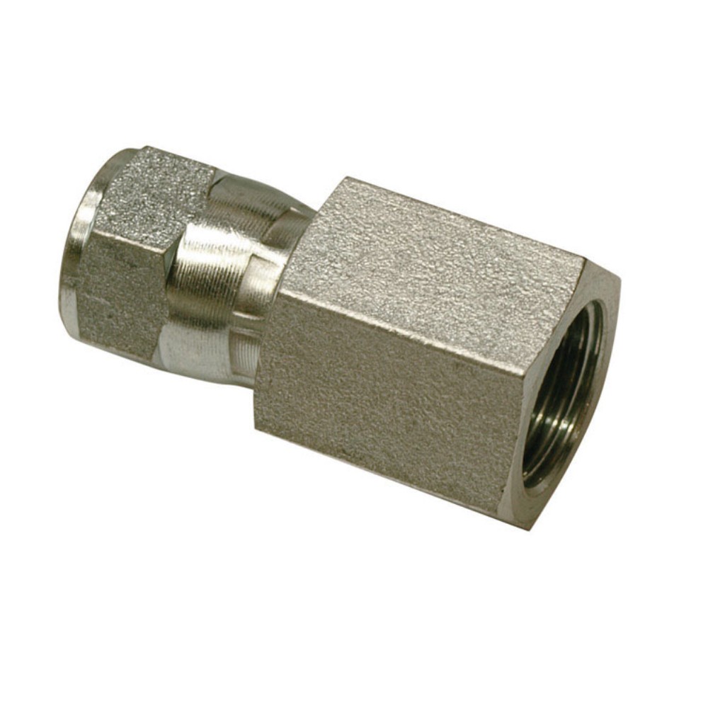Apache 39006174 Steel Universal Hydraulic Adapter 1/2 Female x 3/8 Female in.