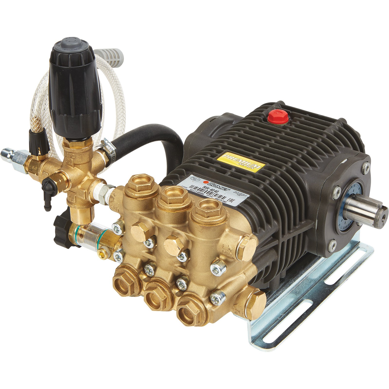 Comet Pressure Washer Pump Assembly, 4000 PSI, 3.5 GPM, Belt Drive,