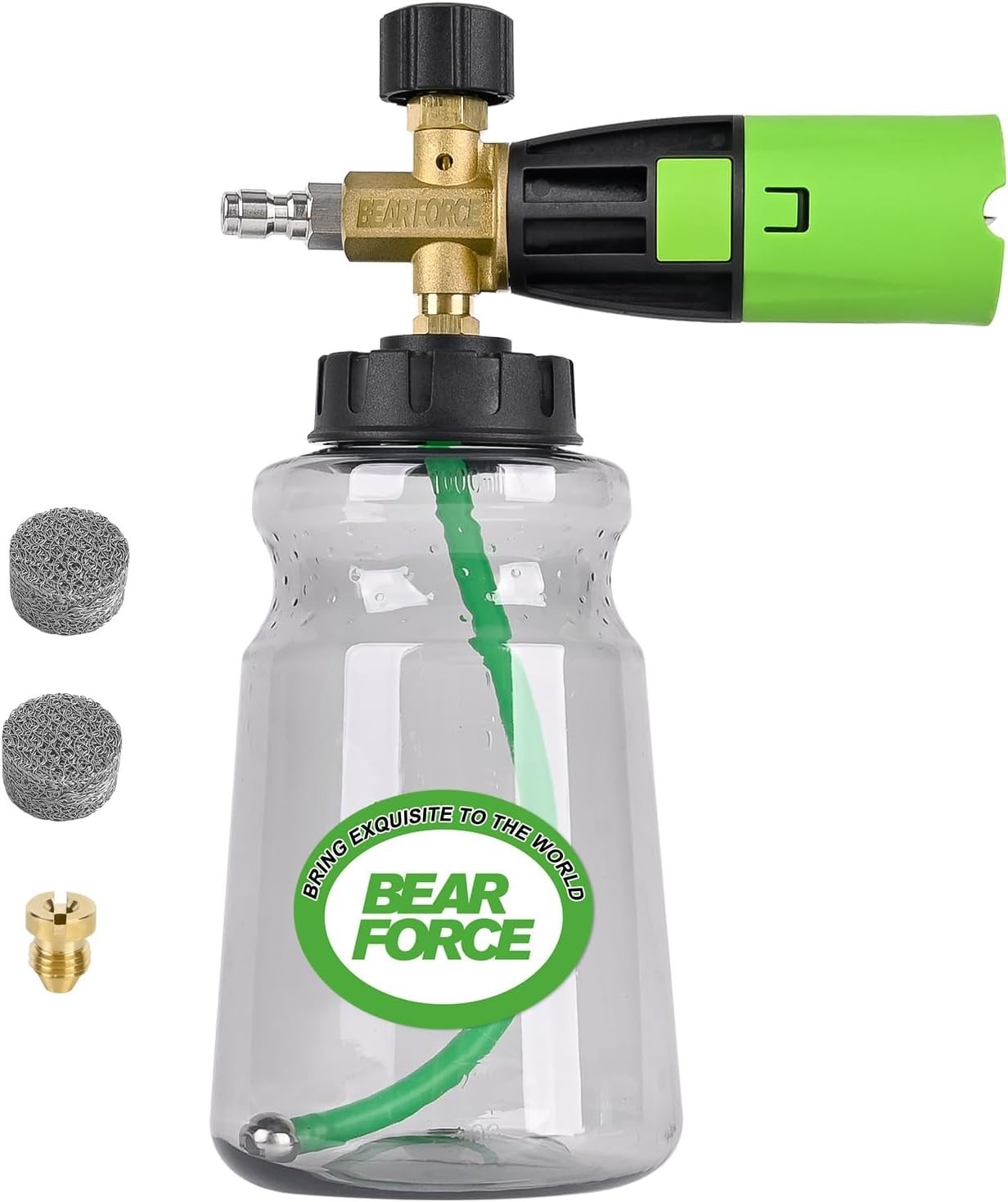 Brass Foam Cannon for Pressure Washers 34oz Car Snow Foam Blaster