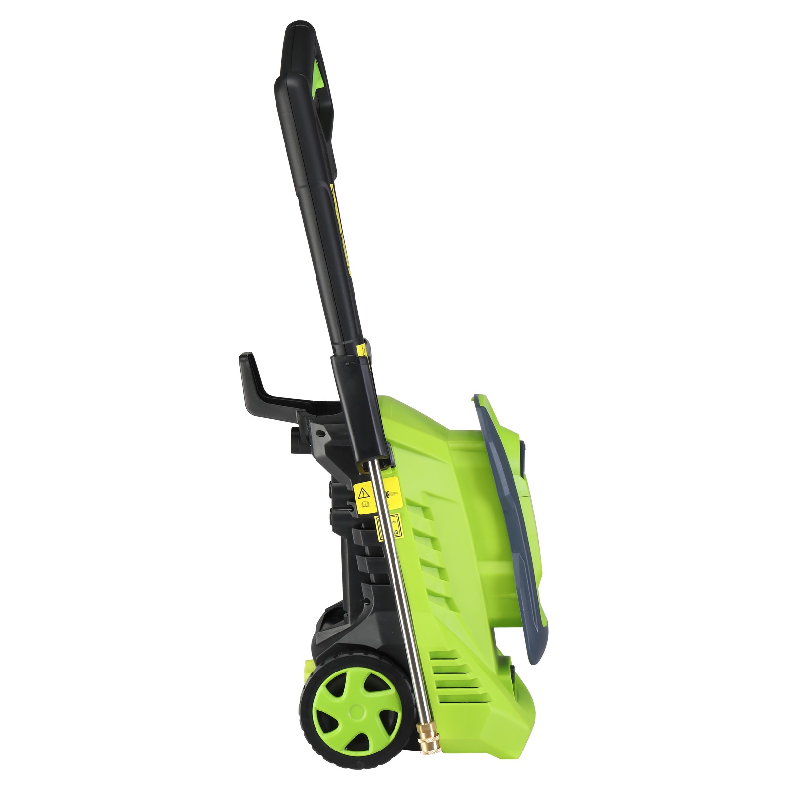 Portable Pressure Washer 4500PSI Max with 4 Nozzles and Telescopic Handle Green