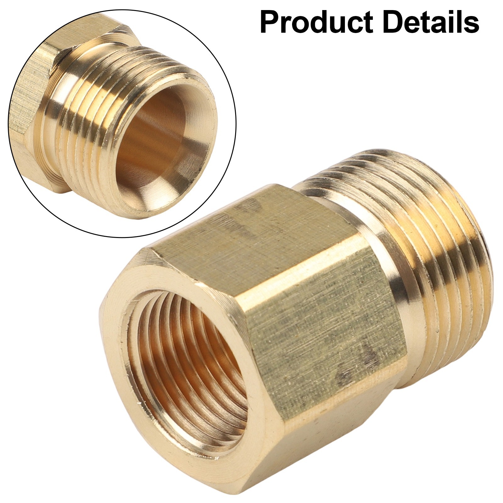Washer Adapter Connector Cleaner External Thread Connector M22x1.5