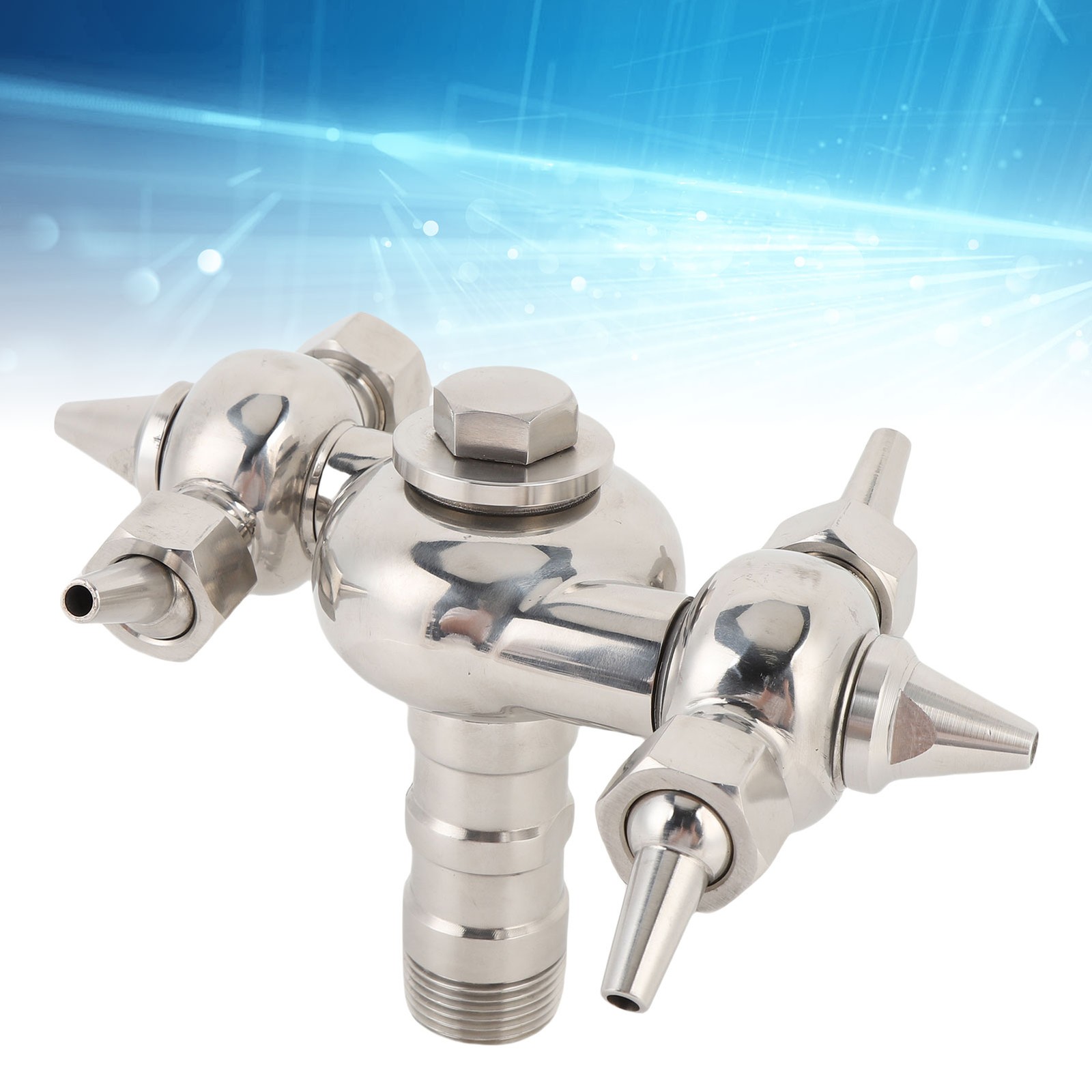 Powerful 360° Cleaning Spray Ball Canister For Tanks Stainless Steel Use