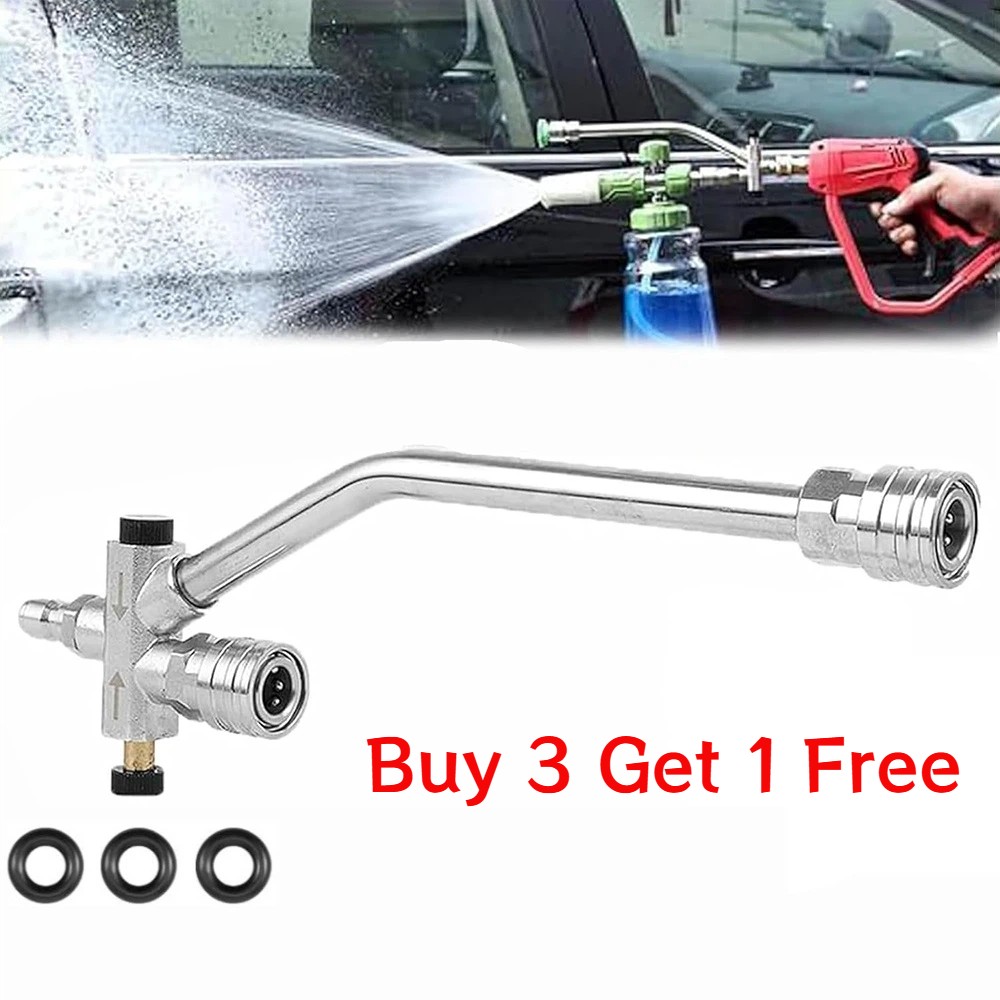 Foam Cannon Dual Connector Pressure Washer Foam Blaster 1/4″” Lance Nozzle
