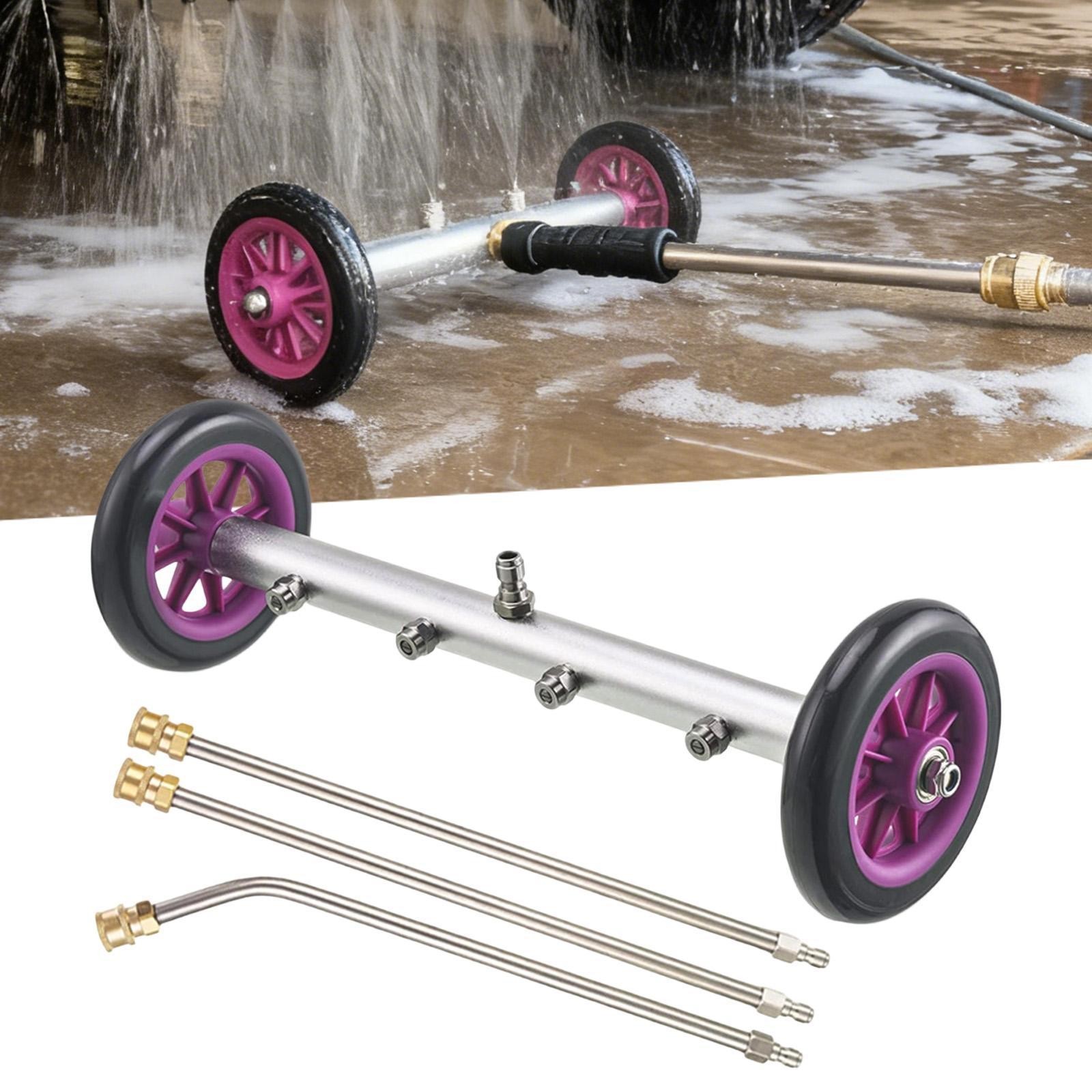 Pressure Washer Undercarriage Cleaner with Extension Wands High Pressure Washing