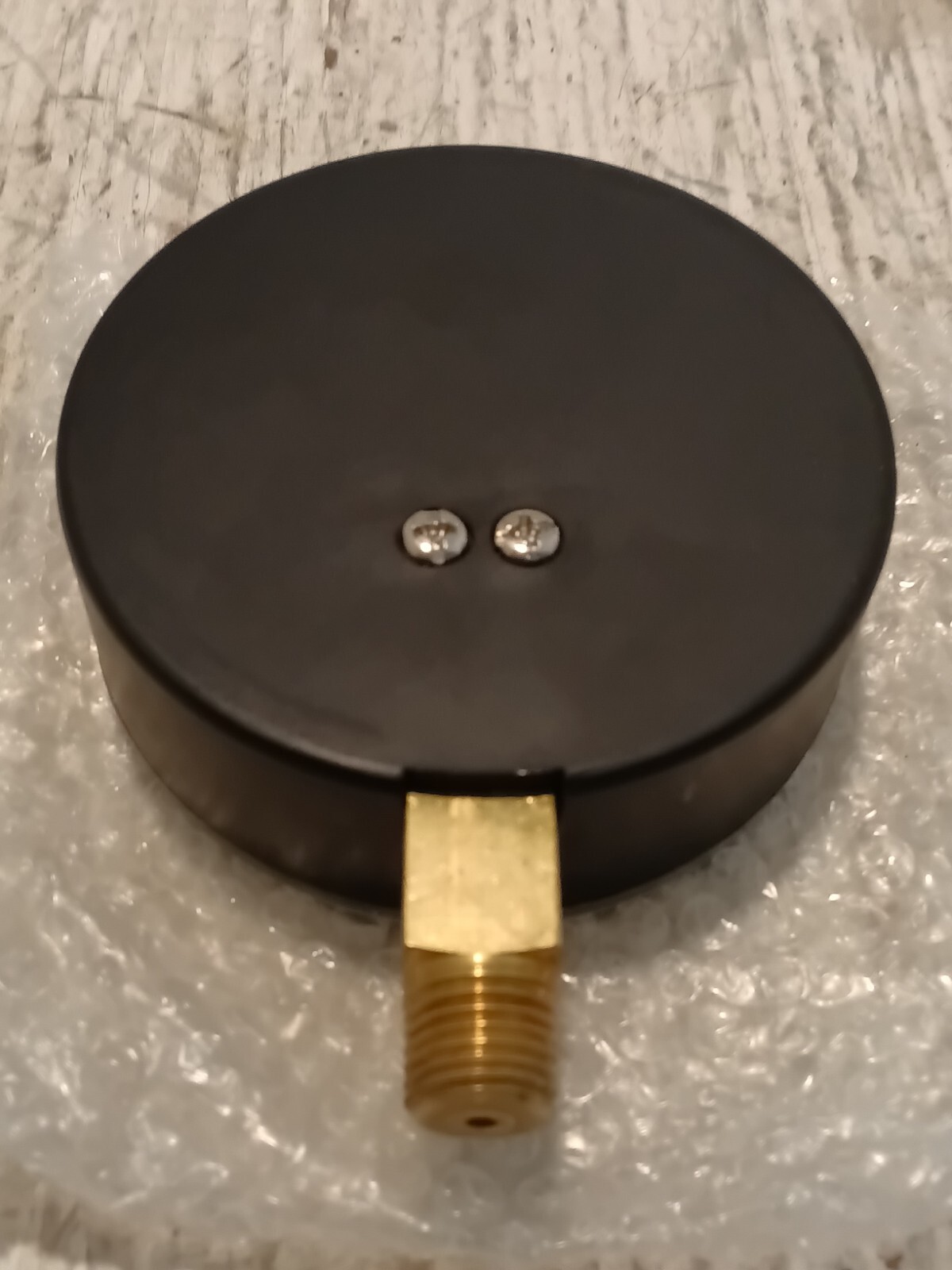 PRESSURE GAGE: 3 1/2″ 0-6000 ABS CASE, BRONZE TUBE & BRASS CONNECTION – (C4D)
