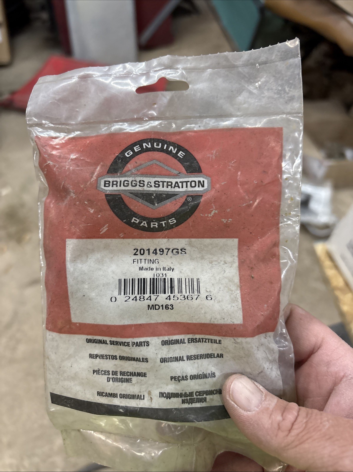 Briggs & Stratton 201497GS Pressure Washer Water Outlet Tube (1H)