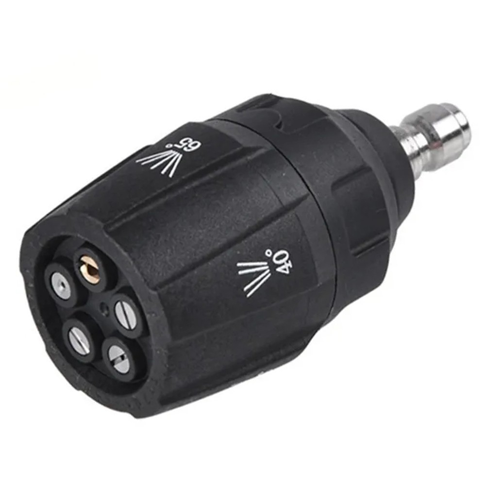 Nozzle Pressure Washer 0/15/25/40/65 Degrees 1/4in Quick Connector Head Tips