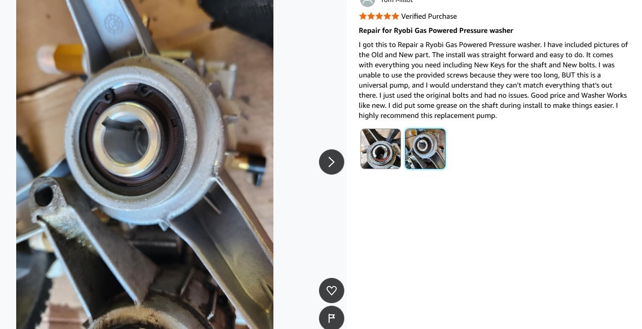 Pre-Filled Oil, Maintenance-Free Pump with Thermal Relief Valve Included