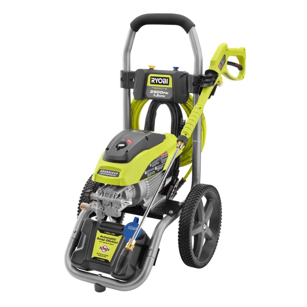 2500 PSI 1.2 GPM High Performance Cold Water Electric Pressure Washer
