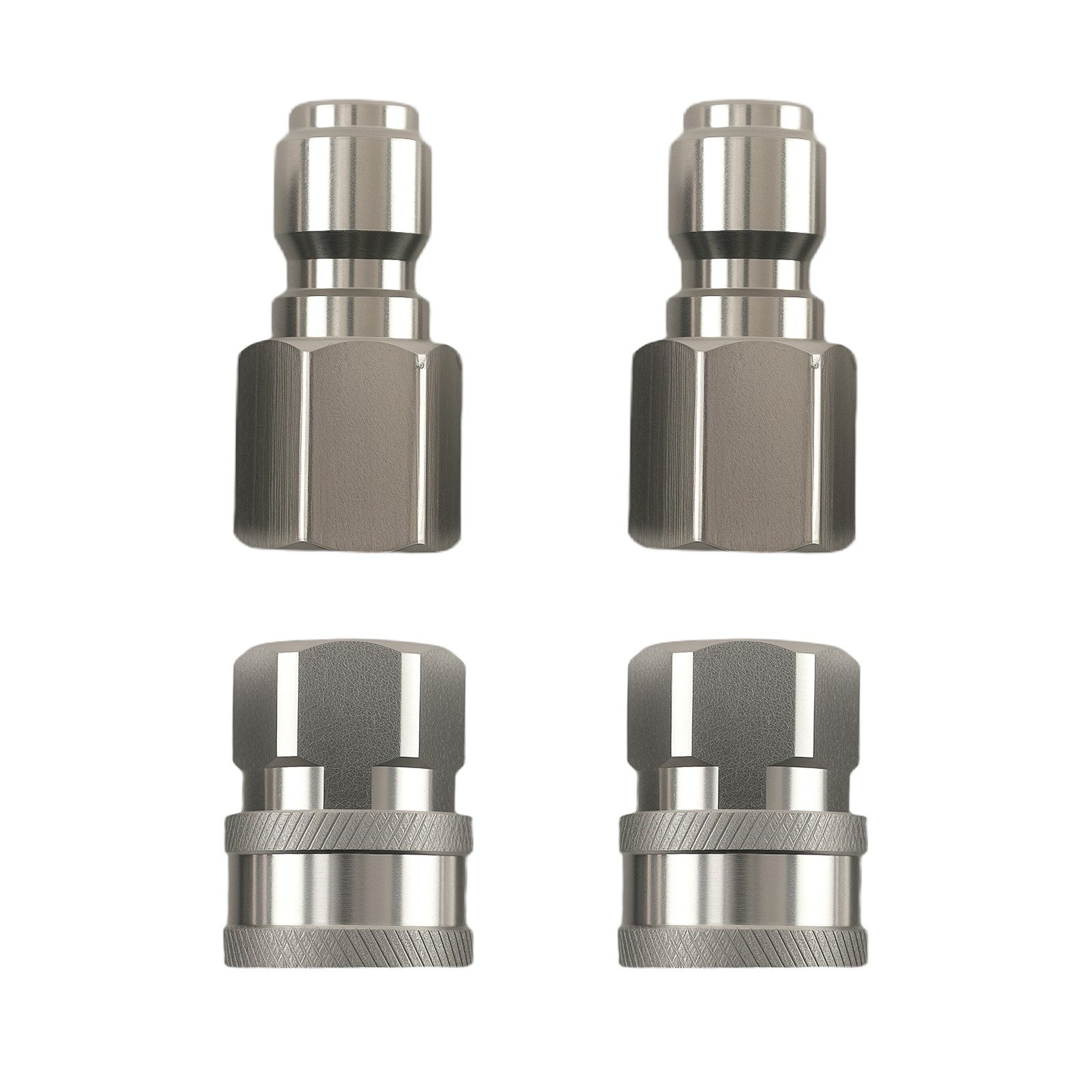 3/8″ NPT Quick Connect Pressure Washer Adapter Socket Plug Stainless 5000PSI