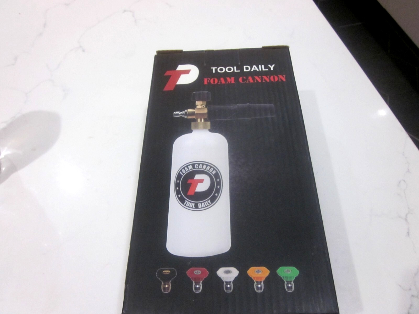 Tool Daily Foam Cannon with 1/4 Inch Quick Connector, 1 Liter, 5 Pressure Washer