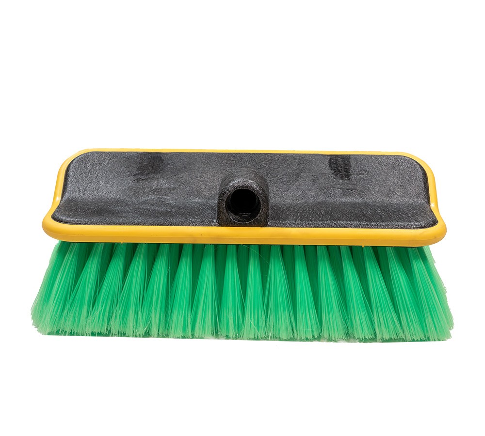 4Pc 10″ Bi-Level Car Wash Brush & 4′ to 8′ Long Handle w/Soft Bristles for Truck