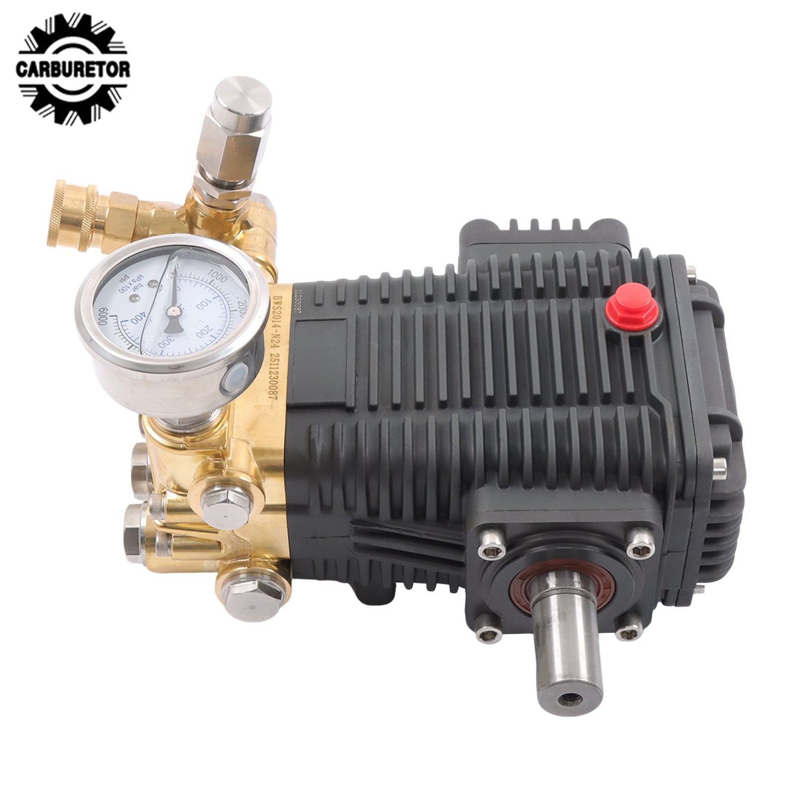 5.6GPM General Pressure Washer Pump 4.5 HP Right Shaft 24 mm 3500 PSI